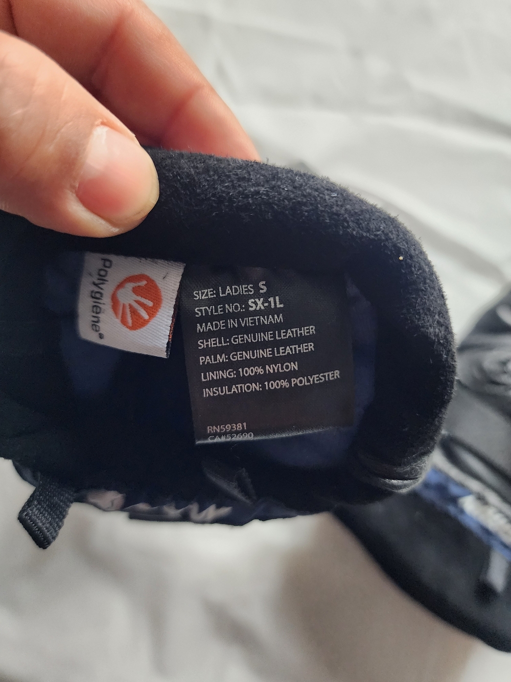 SWANY WOMEN'S SX-1L-X-CELL 2.1 SKI SNOWBOARD WINTER LEATHER GLOVES BLACK SIZE S - Picture 5 of 10